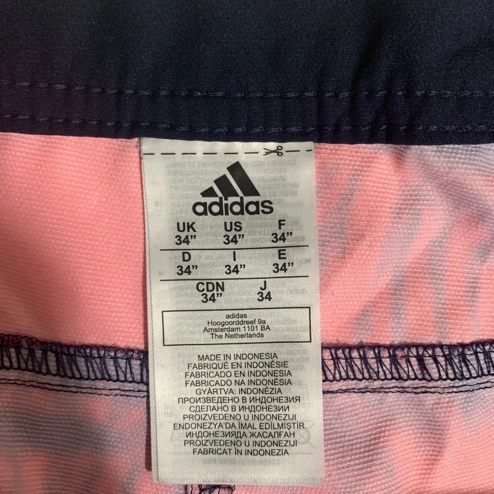 Adidas NMD Color Tech Swim‎ Shorts Ink Solar Red FJ3886 Wake Surf MENS 34 - Picture 6 of 6